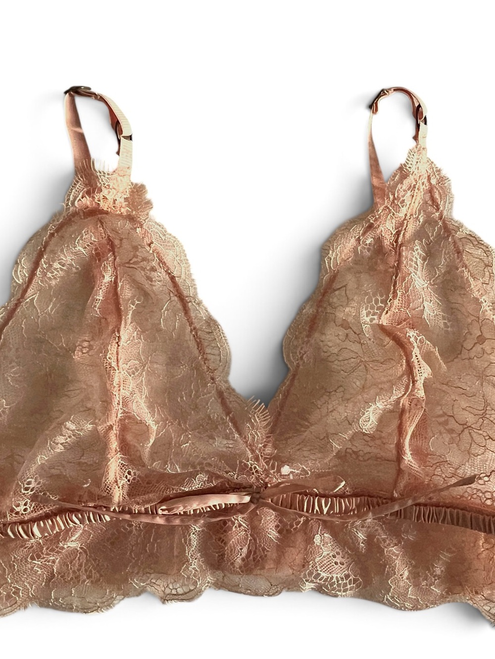 Lace Bralette - Blush Pink